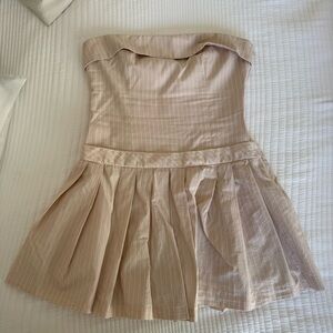 Zara Light Beige Fabric Detail